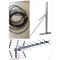 UHF Outdoor Aerial AV-43XU Package For Freeview